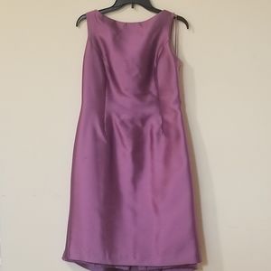 Satin Lavender Dress